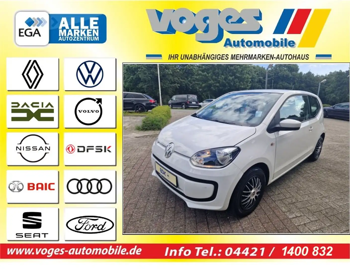 Volkswagen up! move up! Blanc - 1