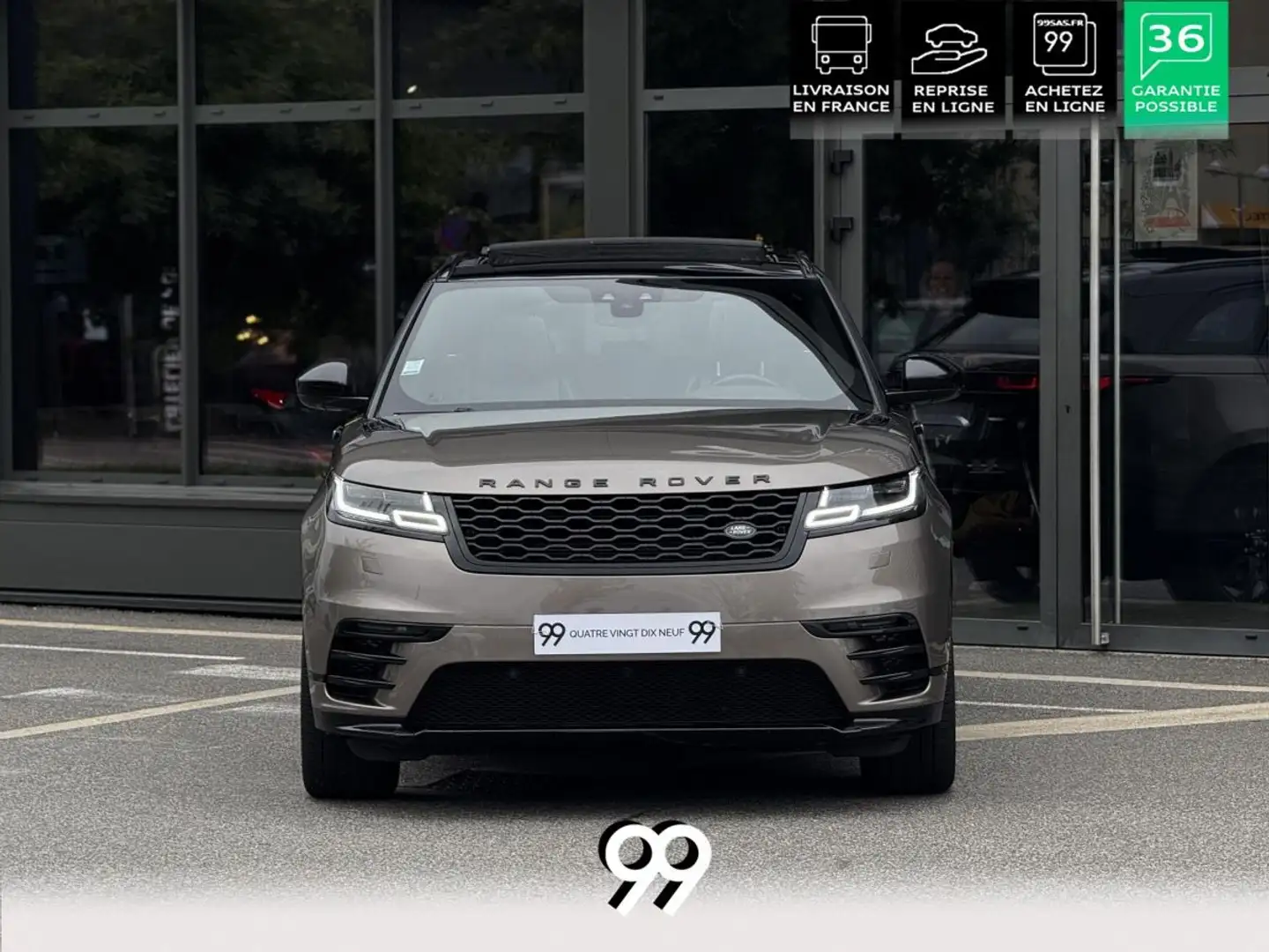 Land Rover Range Rover VELAR P300 R DYNAMIC TOIT OUVRAN CARPLAY CAMERA REPRISE LIVRAISON Beige - 2