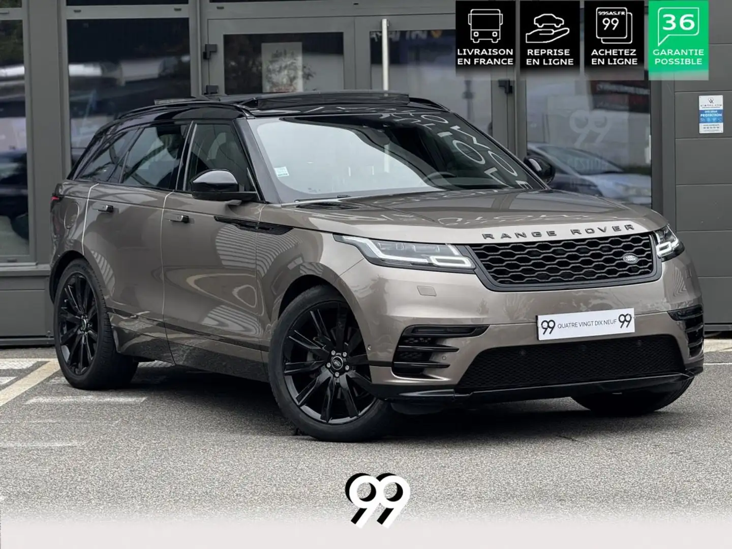 Land Rover Range Rover VELAR P300 R DYNAMIC TOIT OUVRAN CARPLAY CAMERA REPRISE LIVRAISON Beige - 1