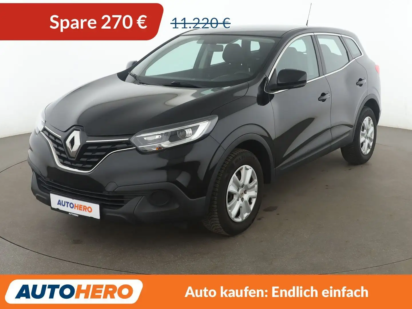 Renault Kadjar 1.2 TCe Energy Life*TEMPO*LIMIT*PDC*SHZ*RADIO Schwarz - 1