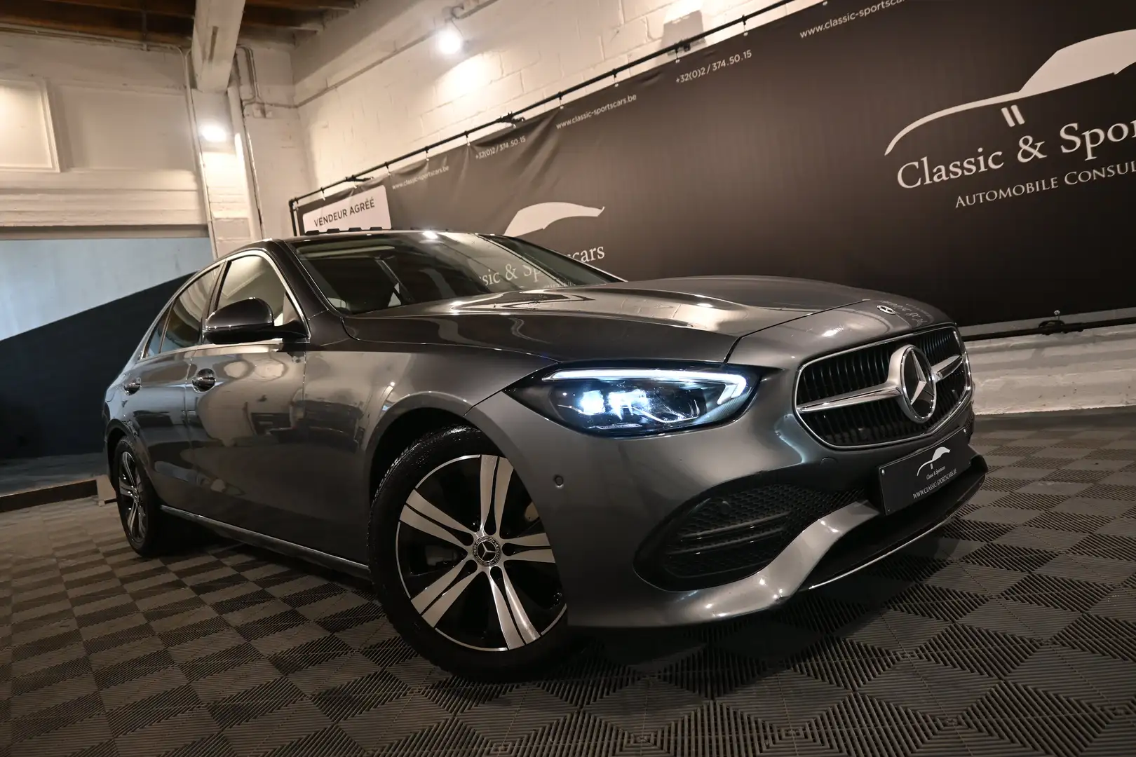 Mercedes-Benz C 220 dA AUTO /CARPLAY / CAMERA / DISTRONIC / LANE ASSIT Gris - 2