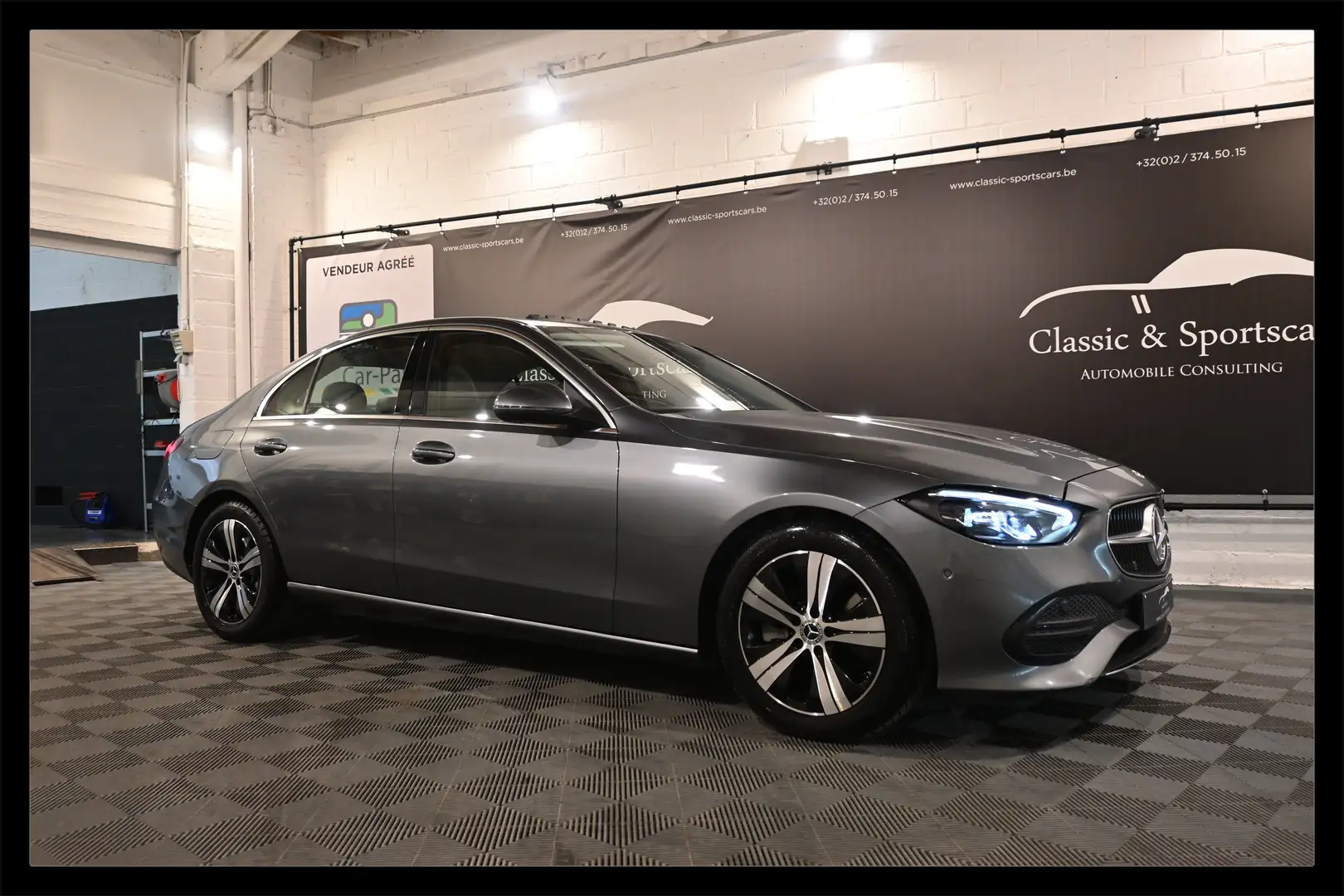Mercedes-Benz C 220 dA AUTO /CARPLAY / CAMERA / DISTRONIC / LANE ASSIT Gris - 1