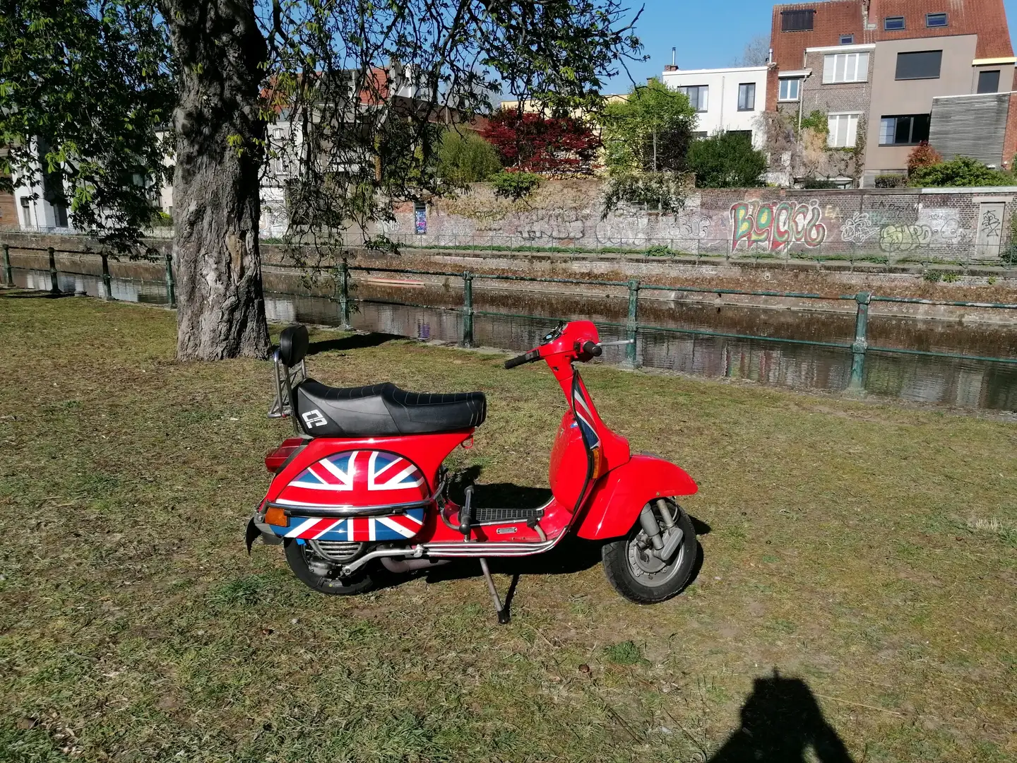 Vespa P 200 E Rojo - 1