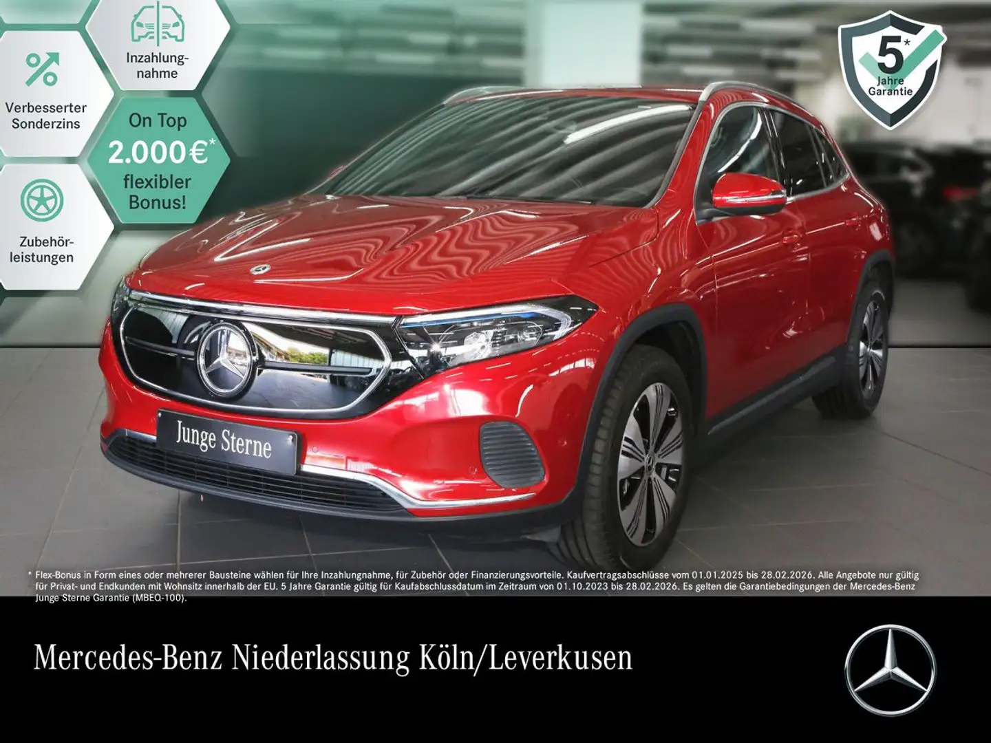 Mercedes-Benz EQA 250 PROG+ADVANCED+KAMERA+SPUR Piros - 1