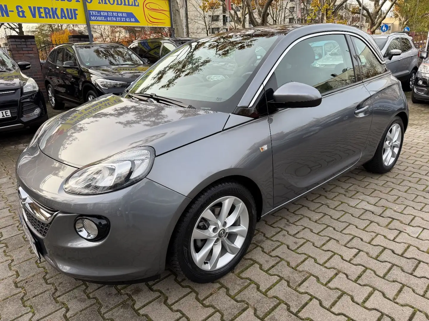 Opel Adam Jam Scheckheft gepflegt Gris - 1
