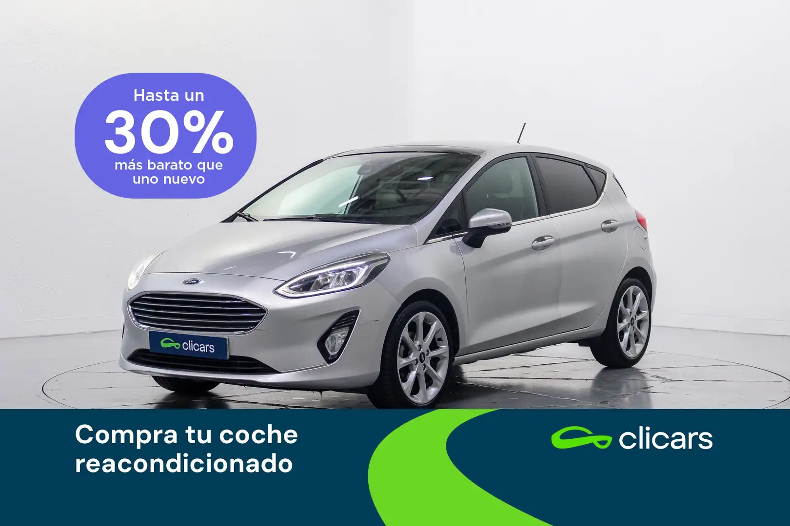 Ford Fiesta 1.5TDCi Titanium 85 Gris - 1