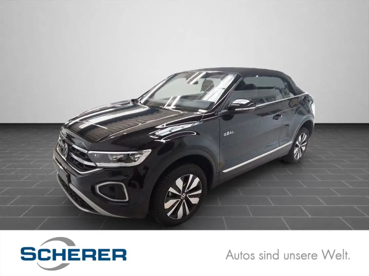 Volkswagen T-Roc 1,5 TSI GOAL AHK/RFK/LED/NAVI/Ga Schwarz - 1