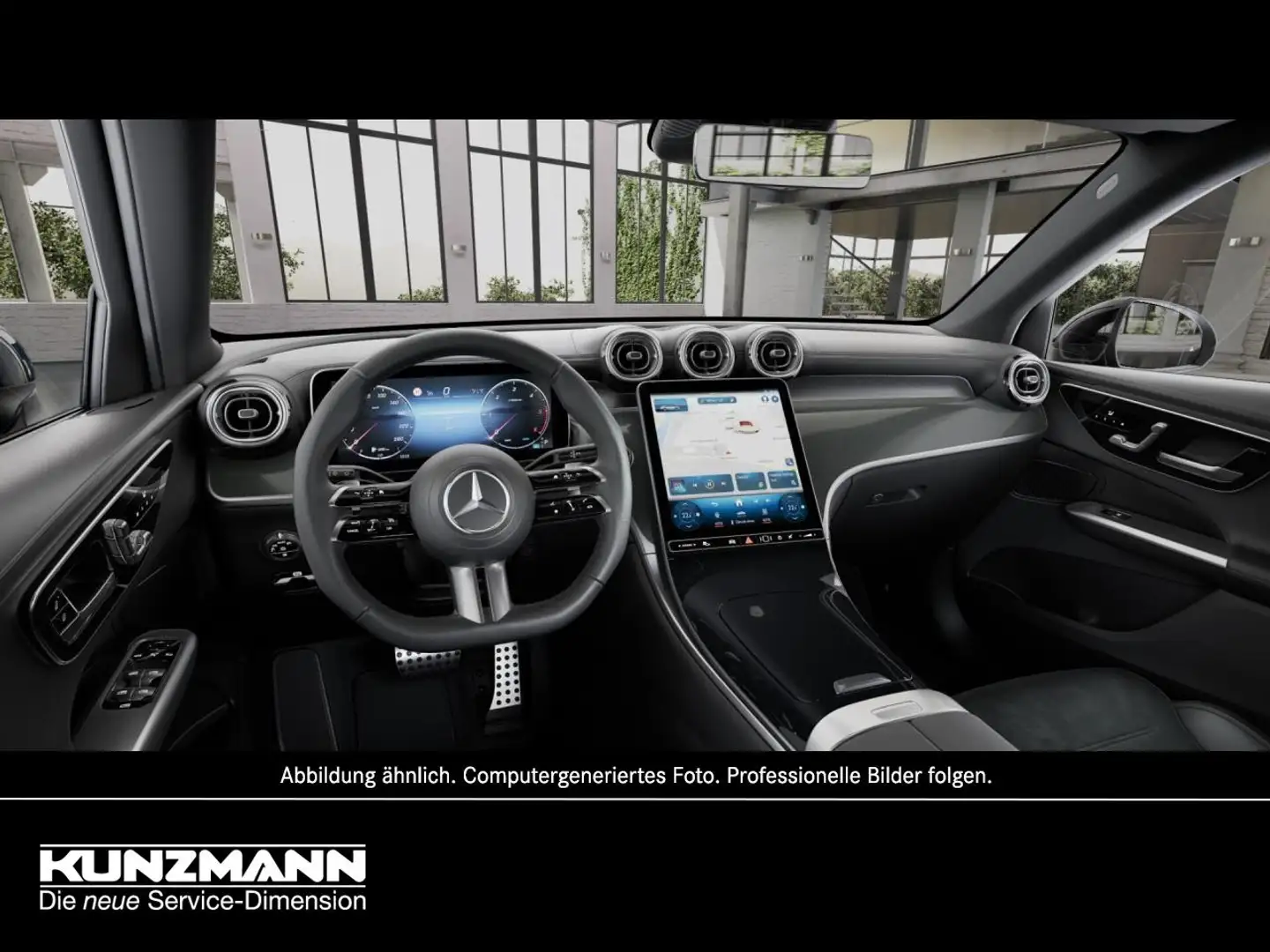 Mercedes-Benz GLC 220 d 4MATIC AMG MBUX Navi Memory AHK 360° Silber - 2
