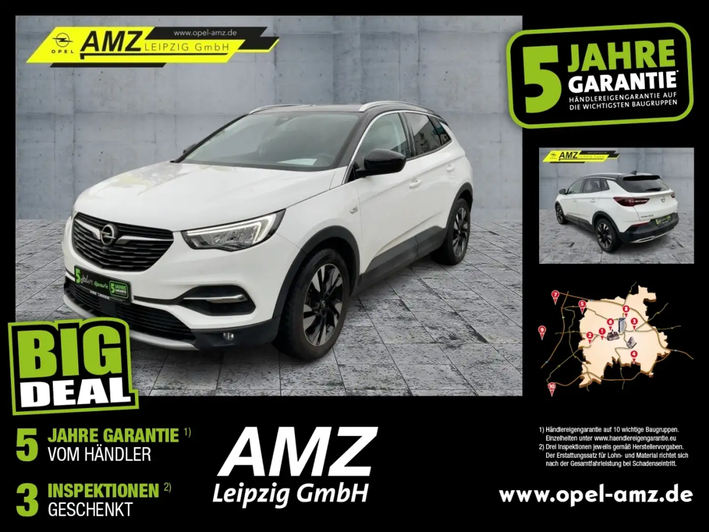 Opel Grandland 1.2 Turbo INNOVATION *wenig Kilometer* Blanco - 1