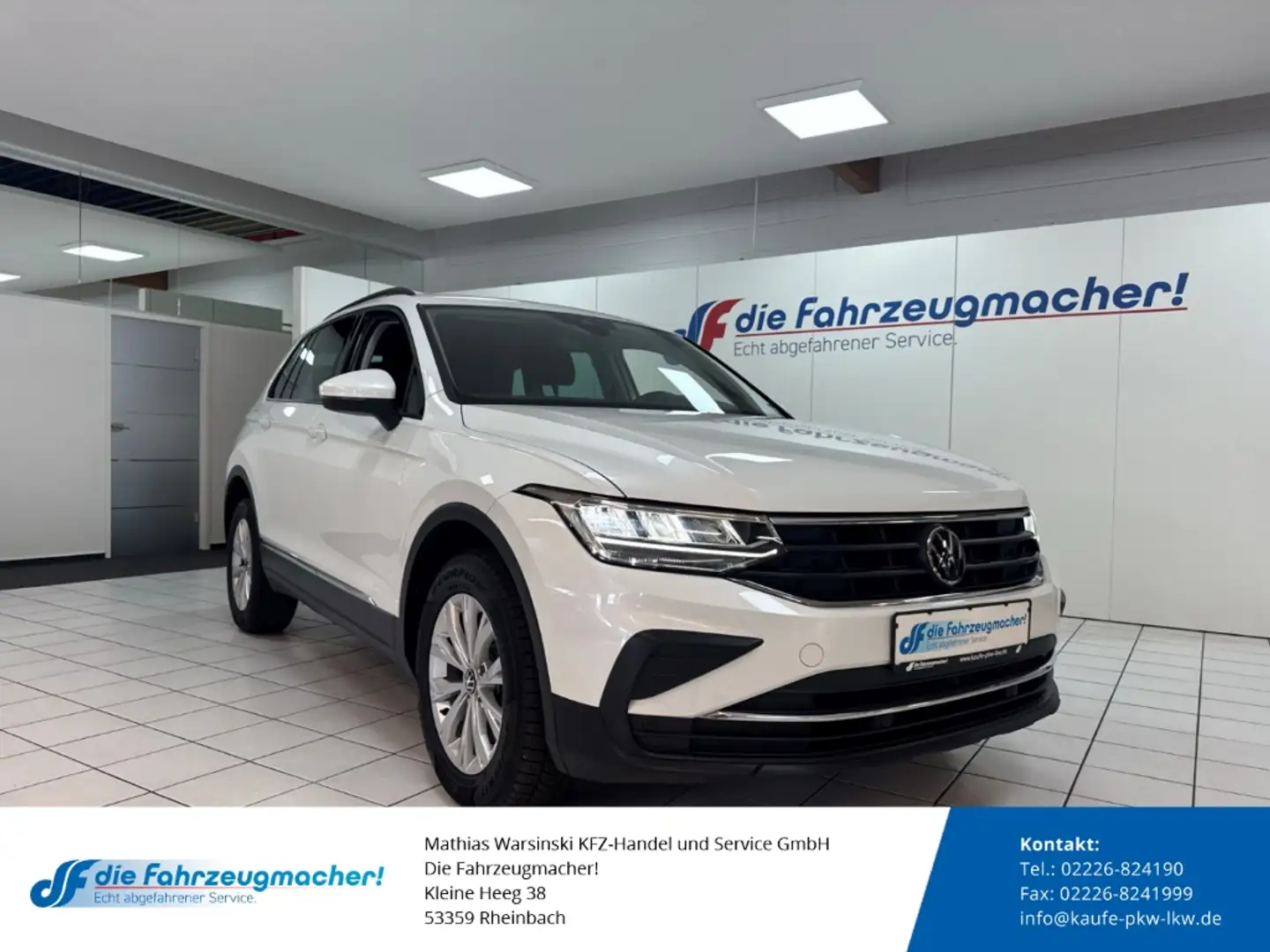 Volkswagen Tiguan Life eHybrid 1.4 TSI EU6d Navi Digitales Cockpit L Weiß - 1