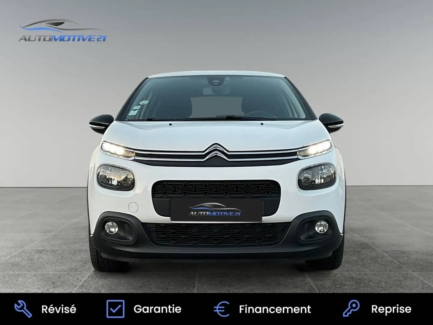 Citroen C3 Citroën STE BlueHDi 100ch S&S Feel Nav Blanc - 2