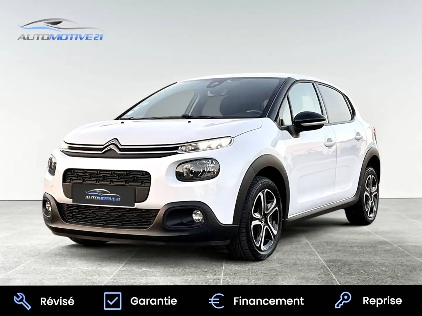 Citroen C3 Citroën STE BlueHDi 100ch S&S Feel Nav Blanc - 1