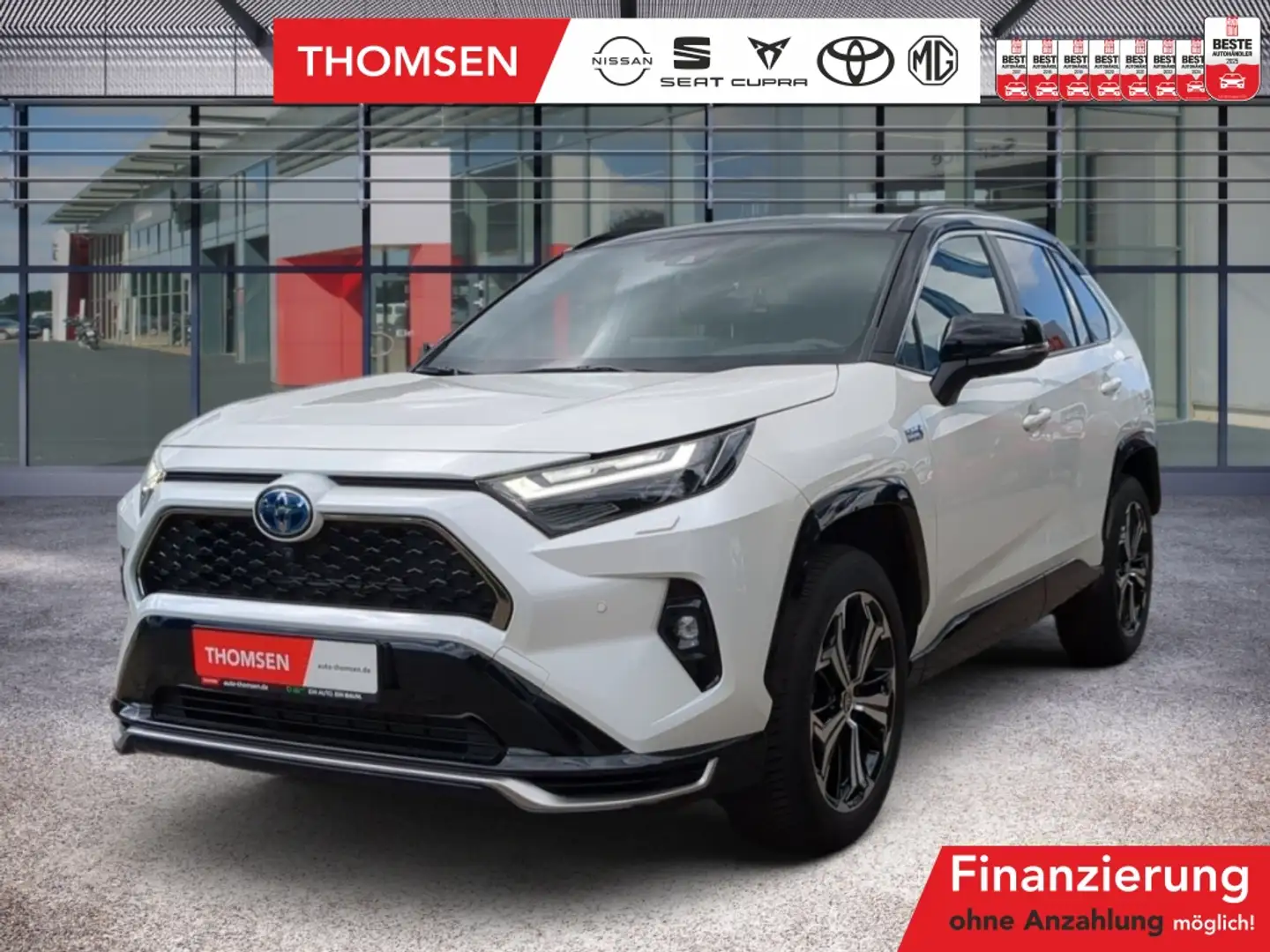 Toyota RAV 4 RAV4 2.5 ACC AUT LED Navi Pano SD 360 Kam. Leder Bianco - 1