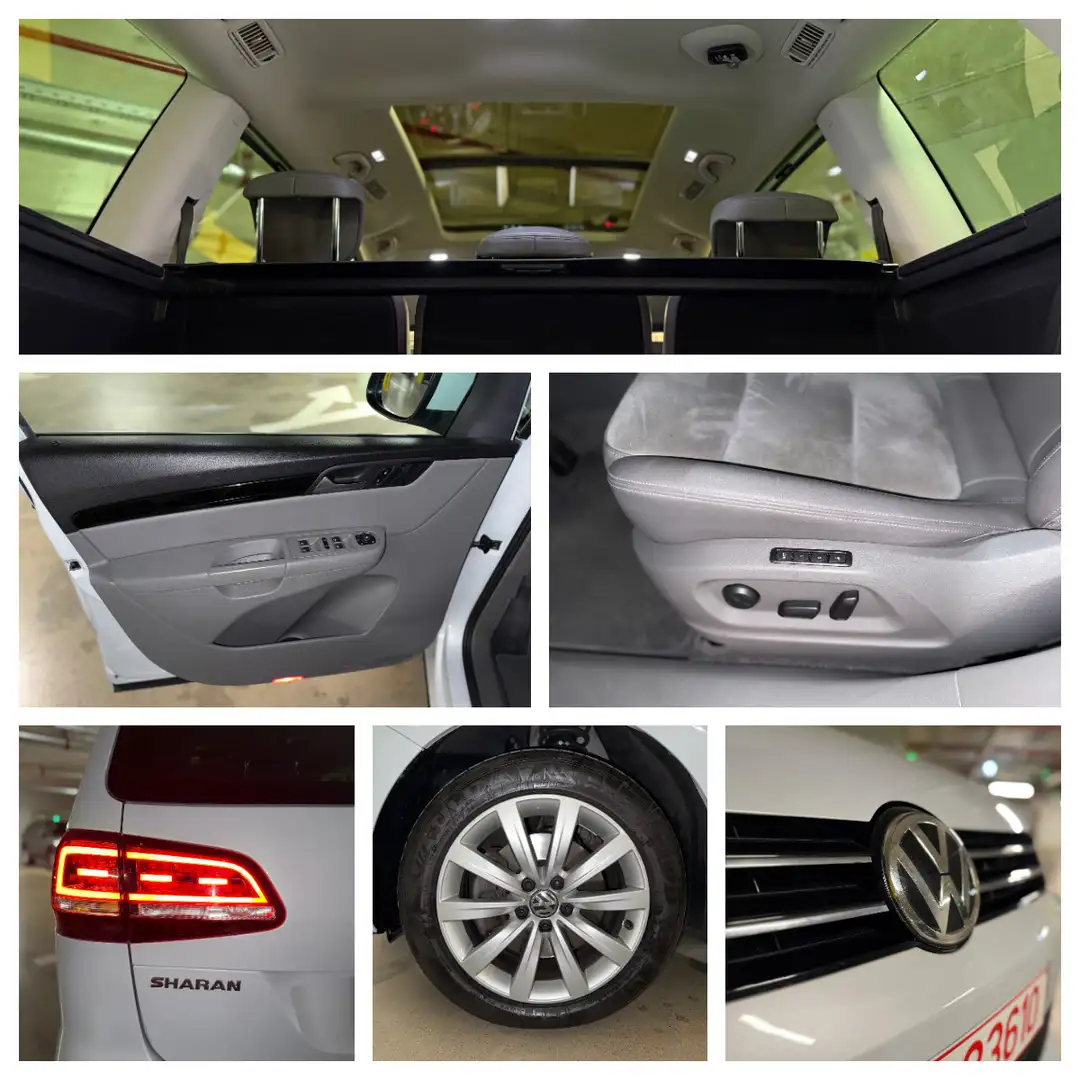 Volkswagen Sharan 2.0 TDI Highline - Diesel - Manual - 7 Sitze Weiß - 2