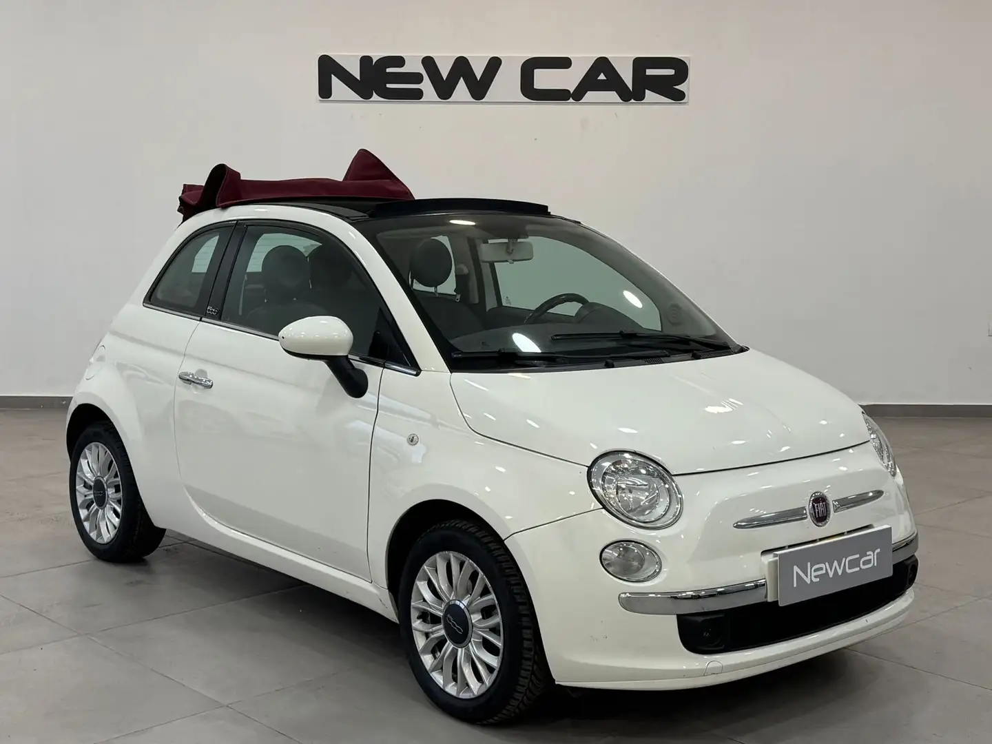 Fiat 500C 500 1.2 Lounge Alb - 1