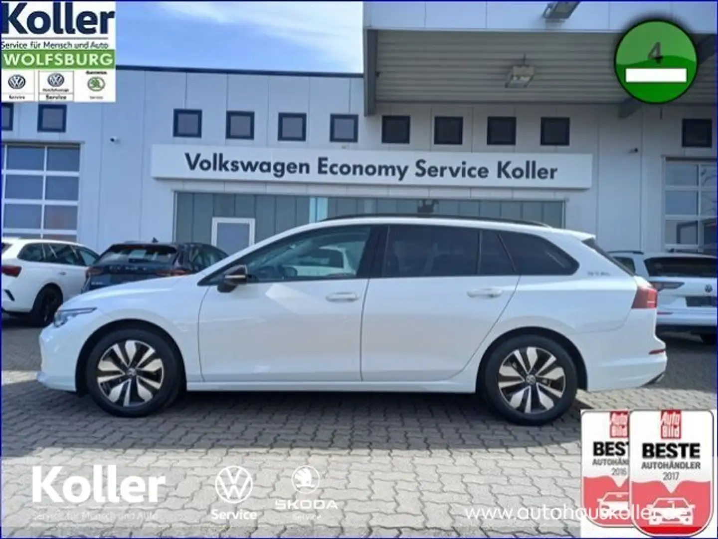Volkswagen Golf Golf VIII Variant 1.5 eTSI DSG Goal AHK AreaView Blanc - 2