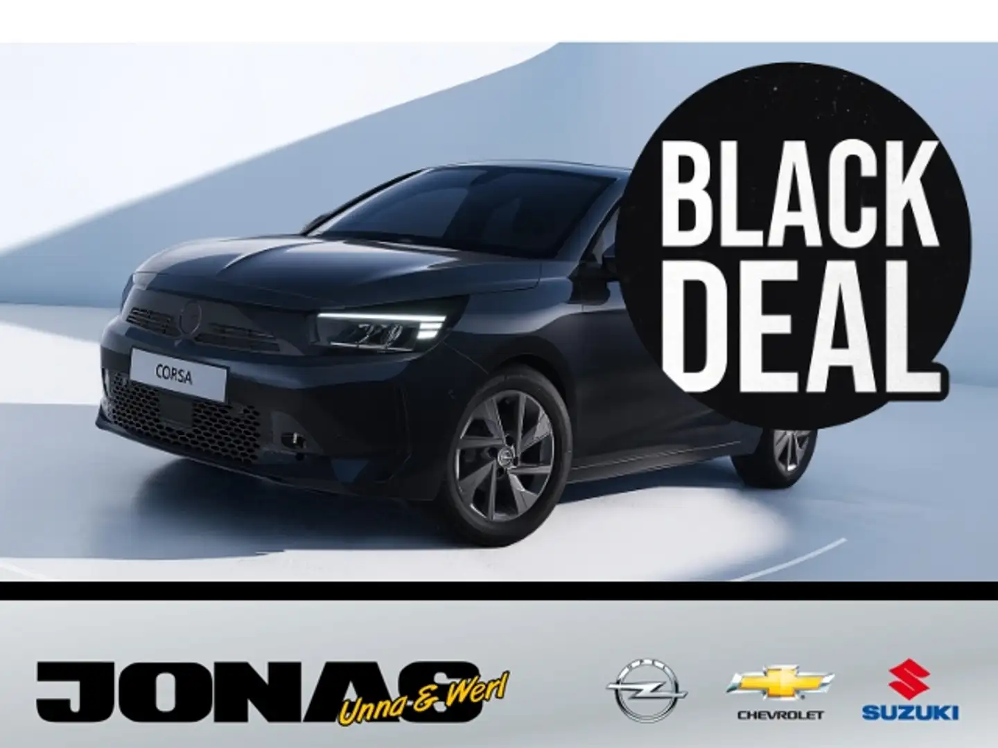 Opel Corsa Edition 1.2 AT Hybrid Sitz-/Lenkradheizung 16'' Al Zwart - 1