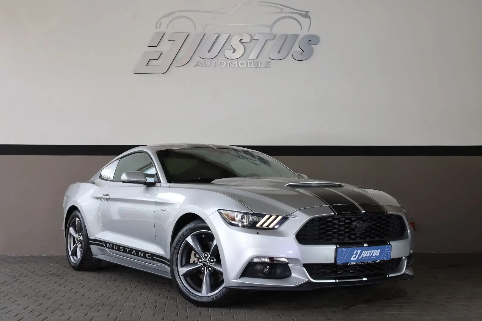 Ford Mustang 2.3 EcoBoost/TEMP/BTH/MFL/RFK/KLIMA/R18 Stříbrná - 1