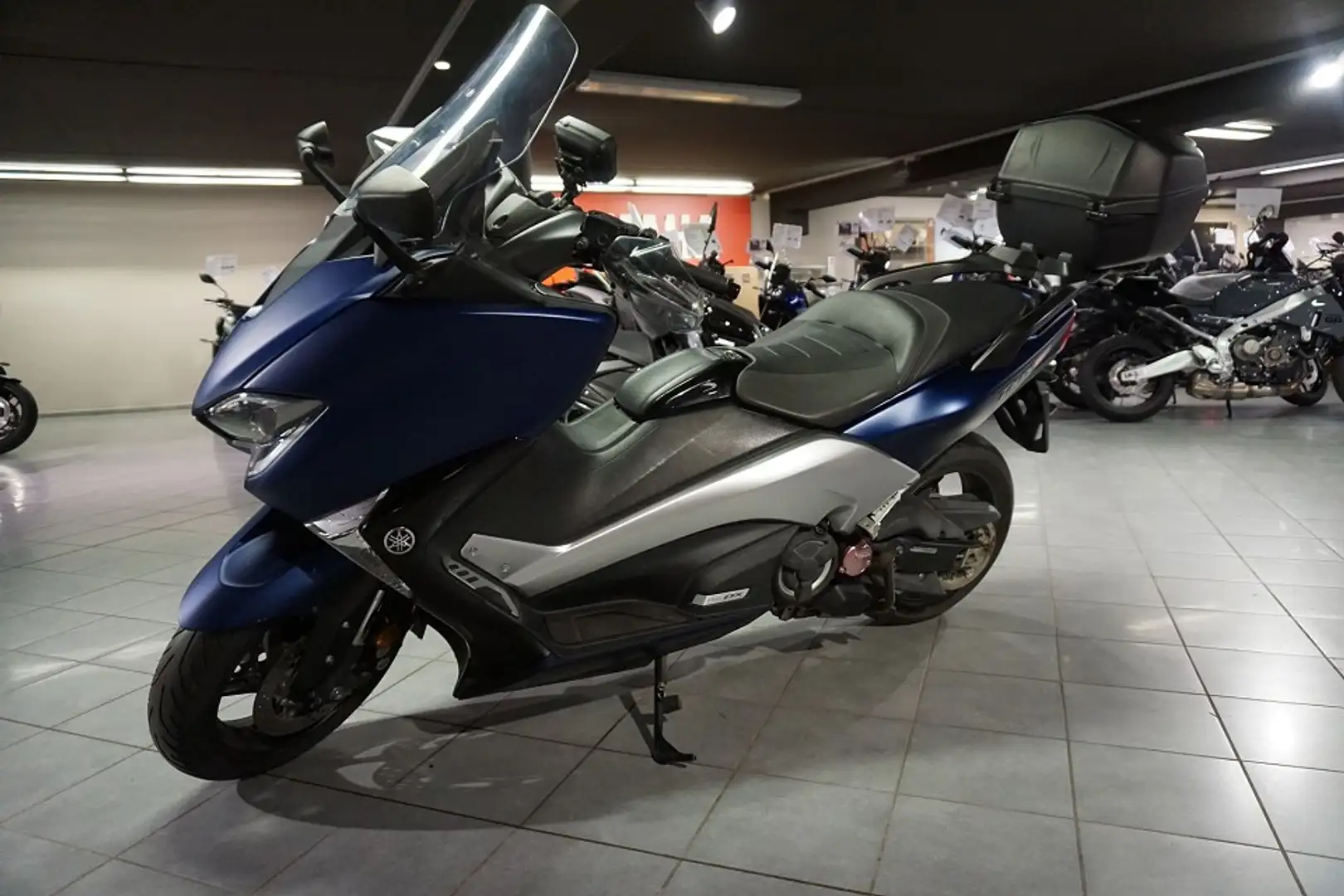 Yamaha TMAX DX ABS Top Case; Navihalter Bleu - 1