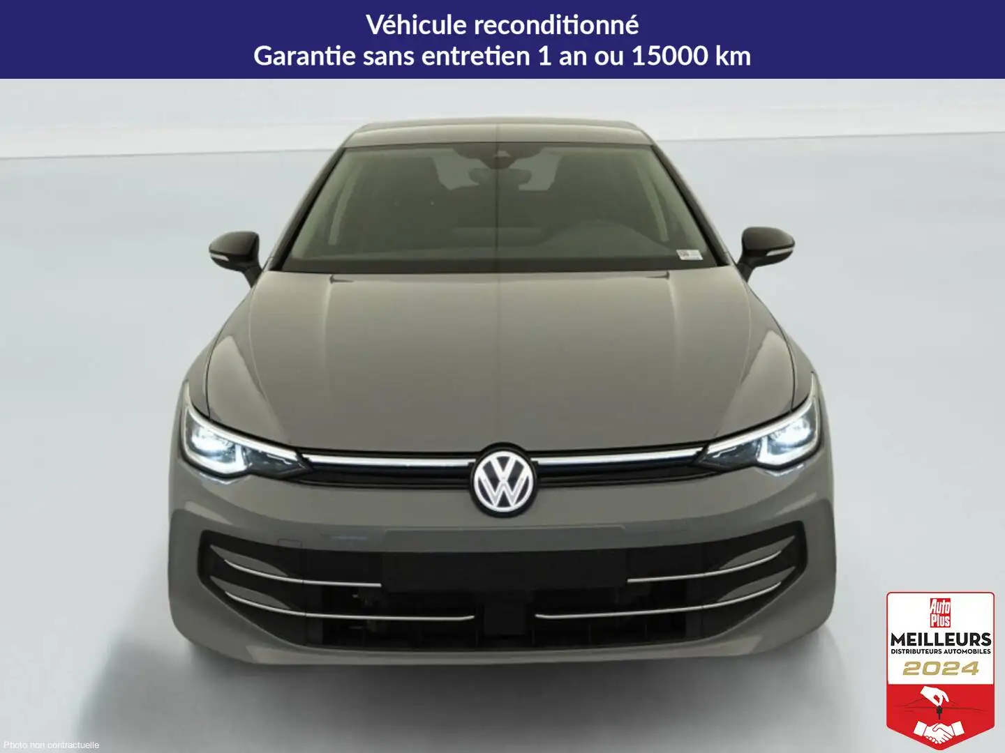 Volkswagen Golf 8 NOUVELLE 2.0 TDI 150 DSG7 LIFE PLUS Gris - 2