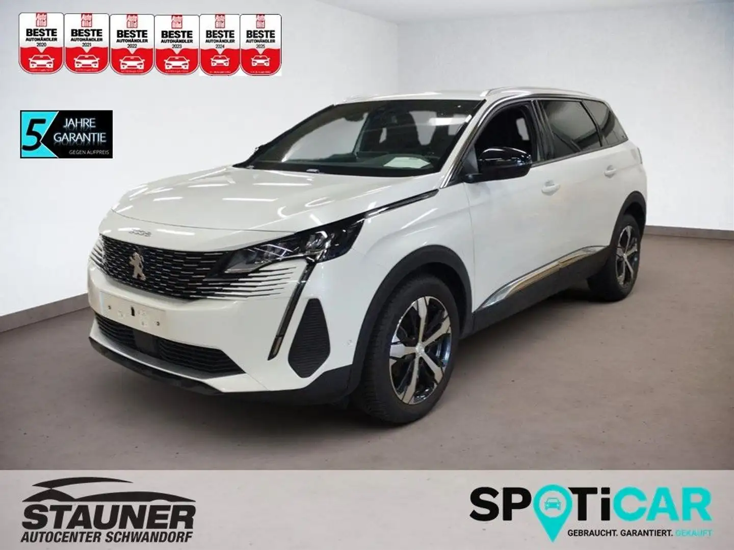 Peugeot 5008 Allure Pack BlueHDi AT8*7 SITZER*KAMERA* Weiß - 1