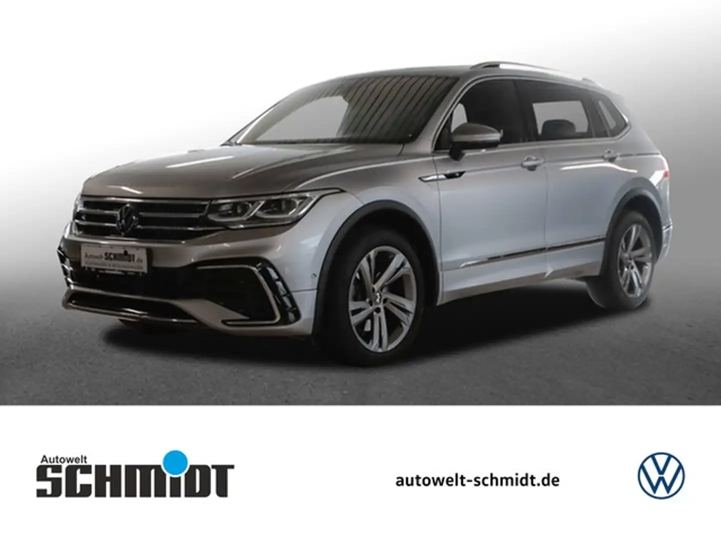 Volkswagen Tiguan Allspace 2,0 TDI DSG 4Motion R-Line ACC Matrix AHK R-Kamera Silber - 1