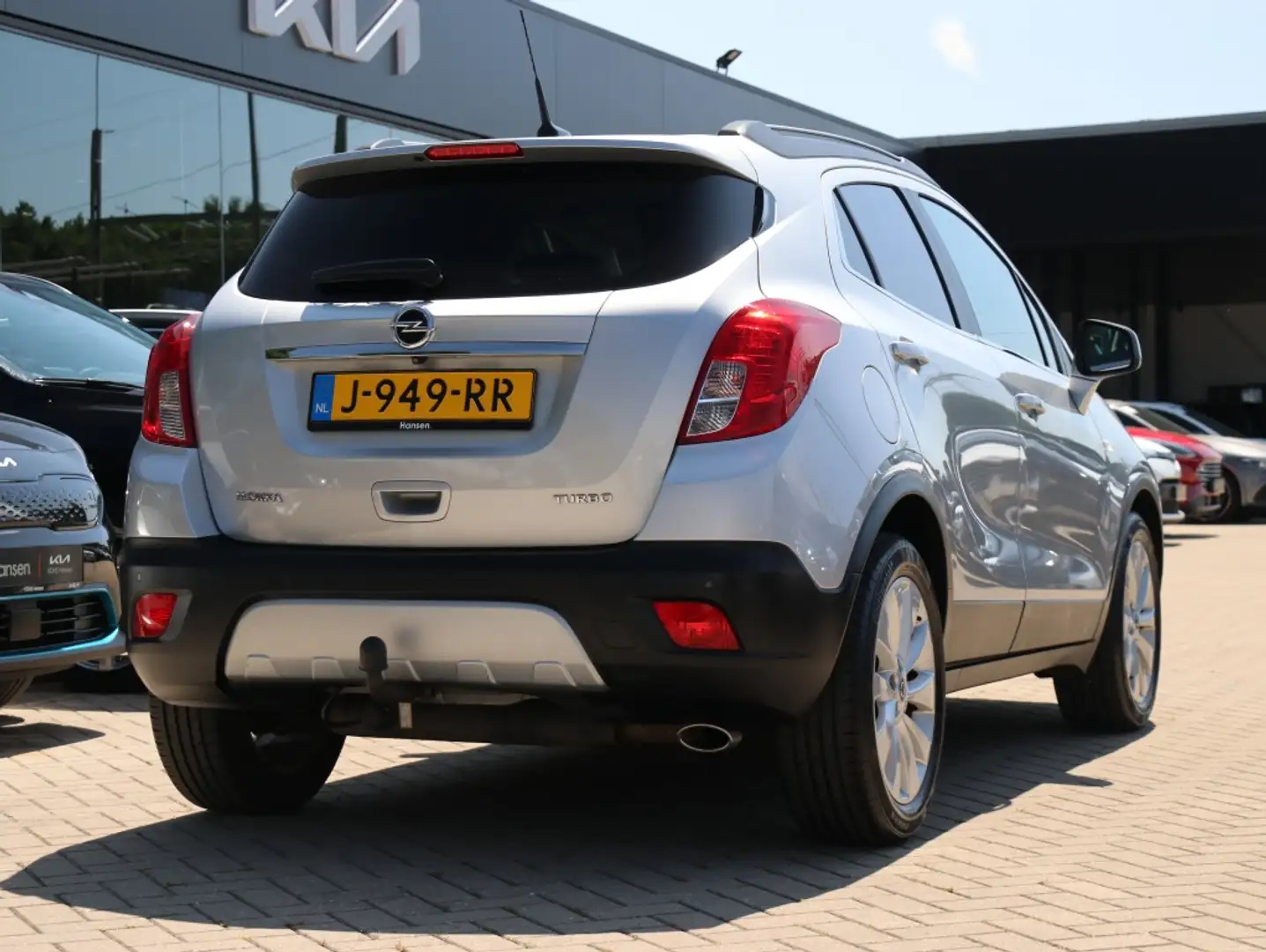 Opel Mokka 1.4 T Cosmo I Automaat I Trekhaak I Navi I Half-le Gris - 2