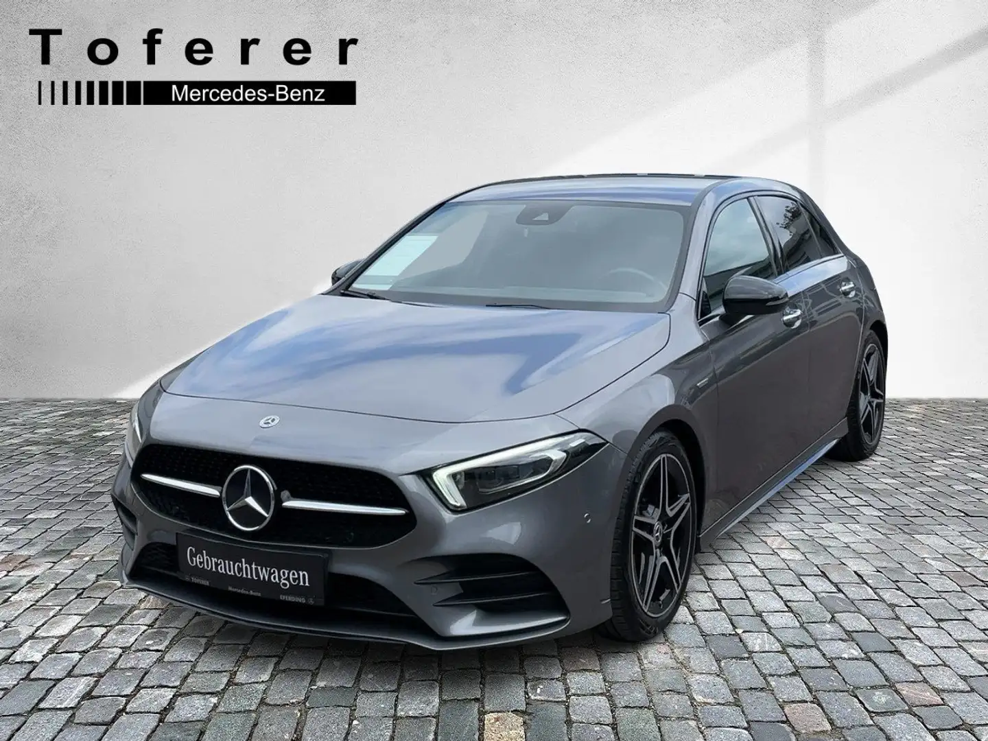 Mercedes-Benz A 200 AMG Line PTS Shz Ambi Mbeam AMG Sportpaket Grau - 1
