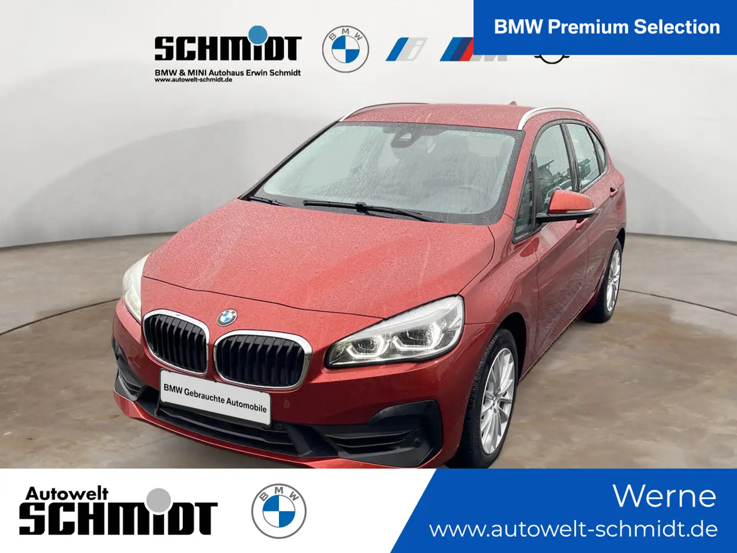 BMW 218 d Active Tourer Advantage + 2J-BPS.-GARANTIE Orange - 1