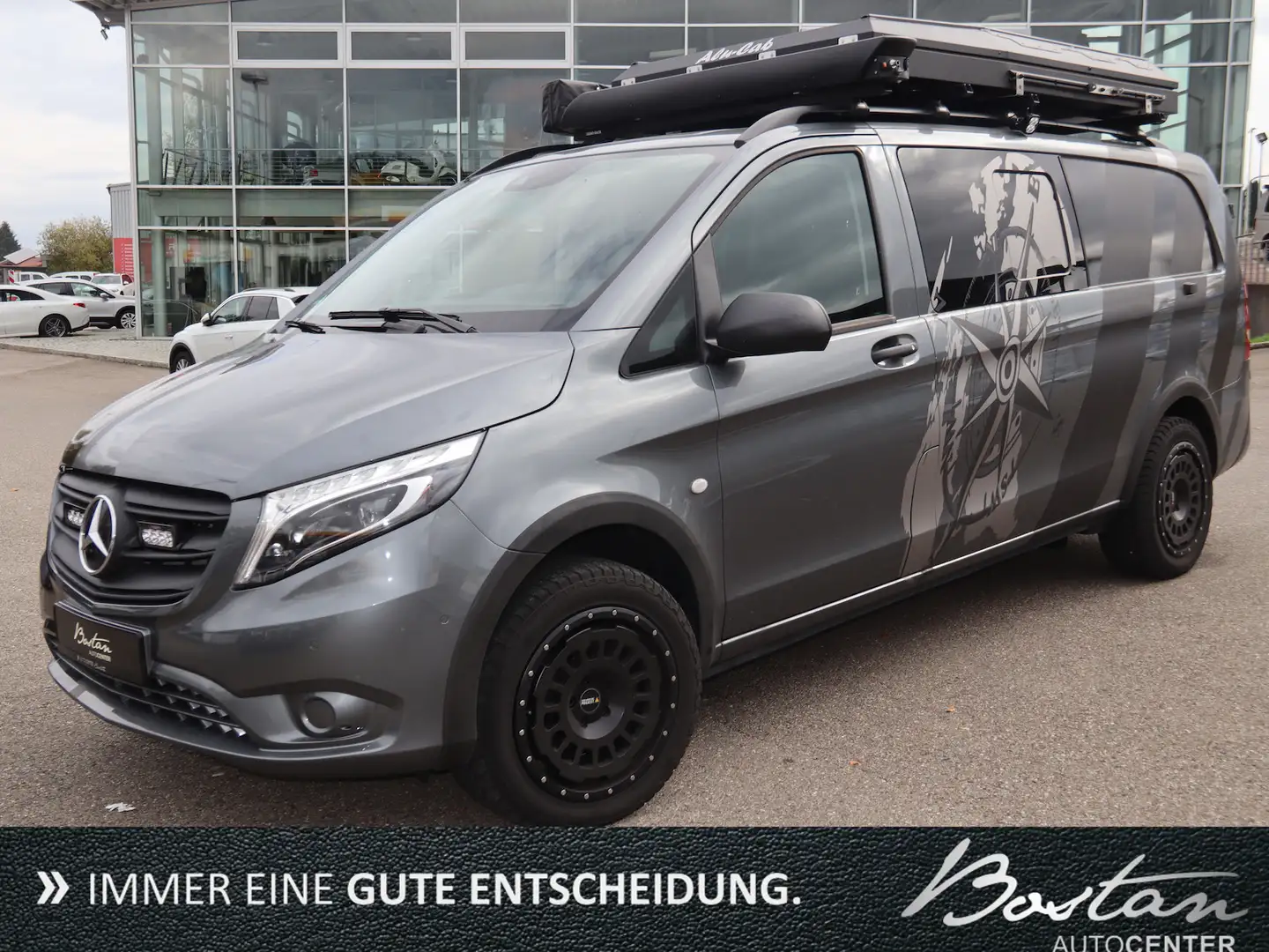 Mercedes-Benz Vito 124 CDI MIXTO EXTRALANG/CAMPER/EINZELSTÜCK Grau - 1