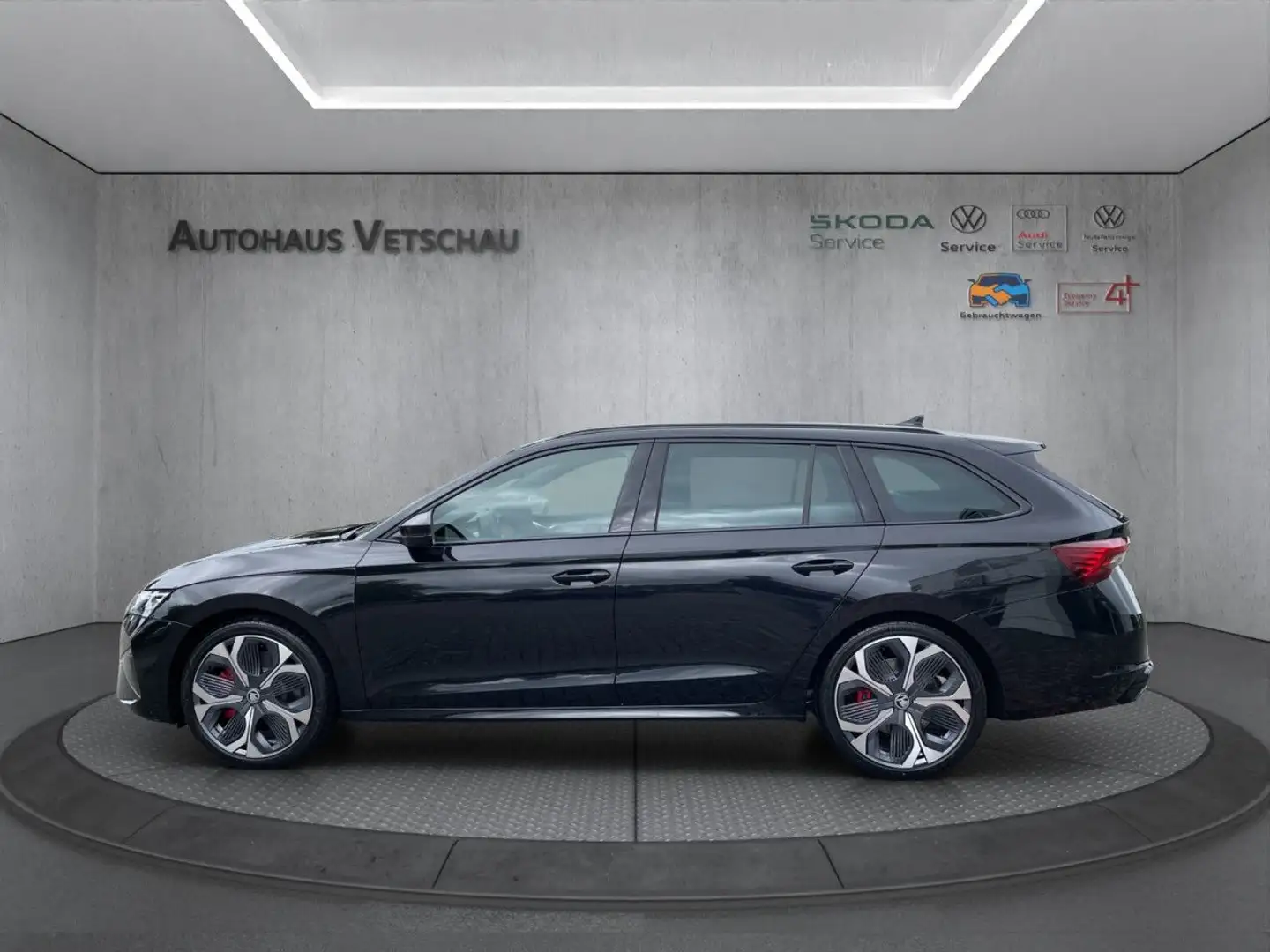 Skoda Octavia Combi RS 2.0 TSI DSG/AHK/PANO/19 /CANTON Zwart - 2