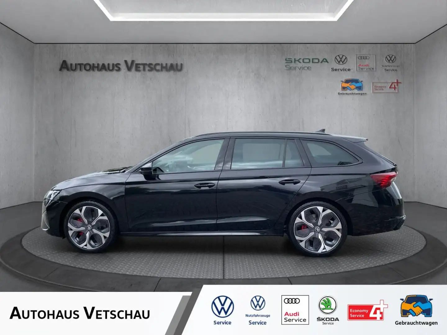 Skoda Octavia Combi RS 2.0 TSI DSG/AHK/PANO/19 /CANTON Zwart - 1