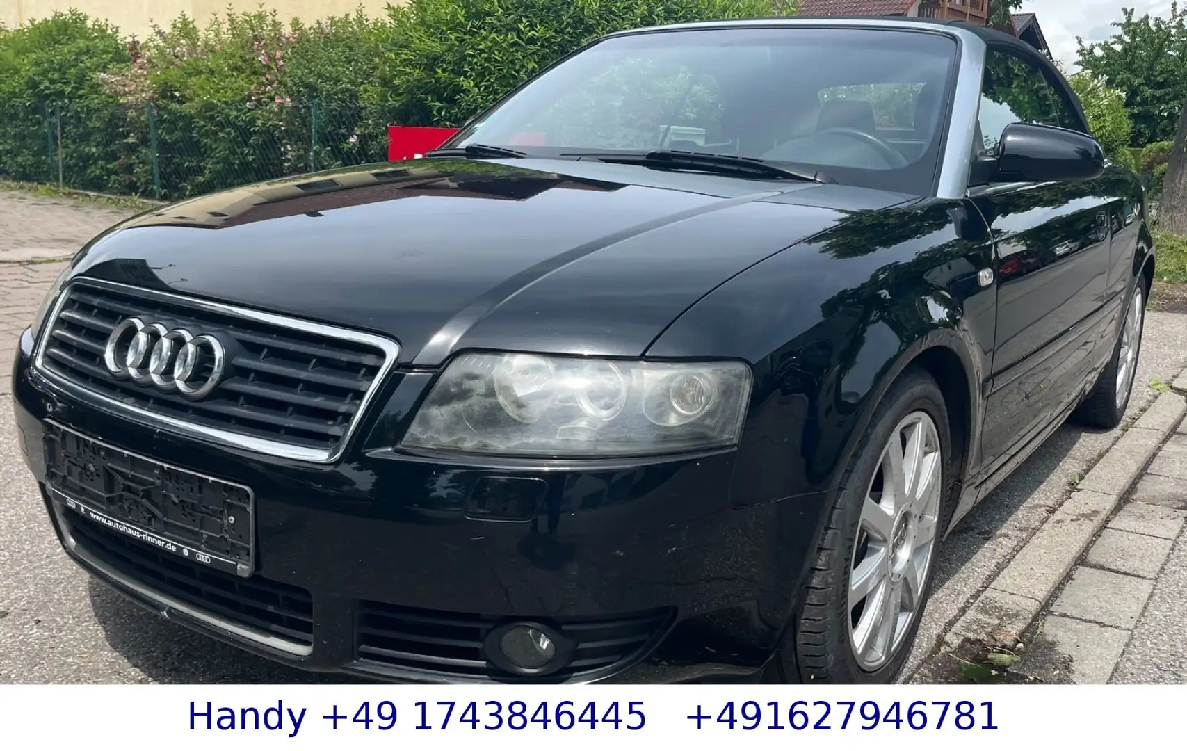 Audi A4 Cabriolet S-Line Sport 1.8 Turbo Aut./LEDER Nero - 2