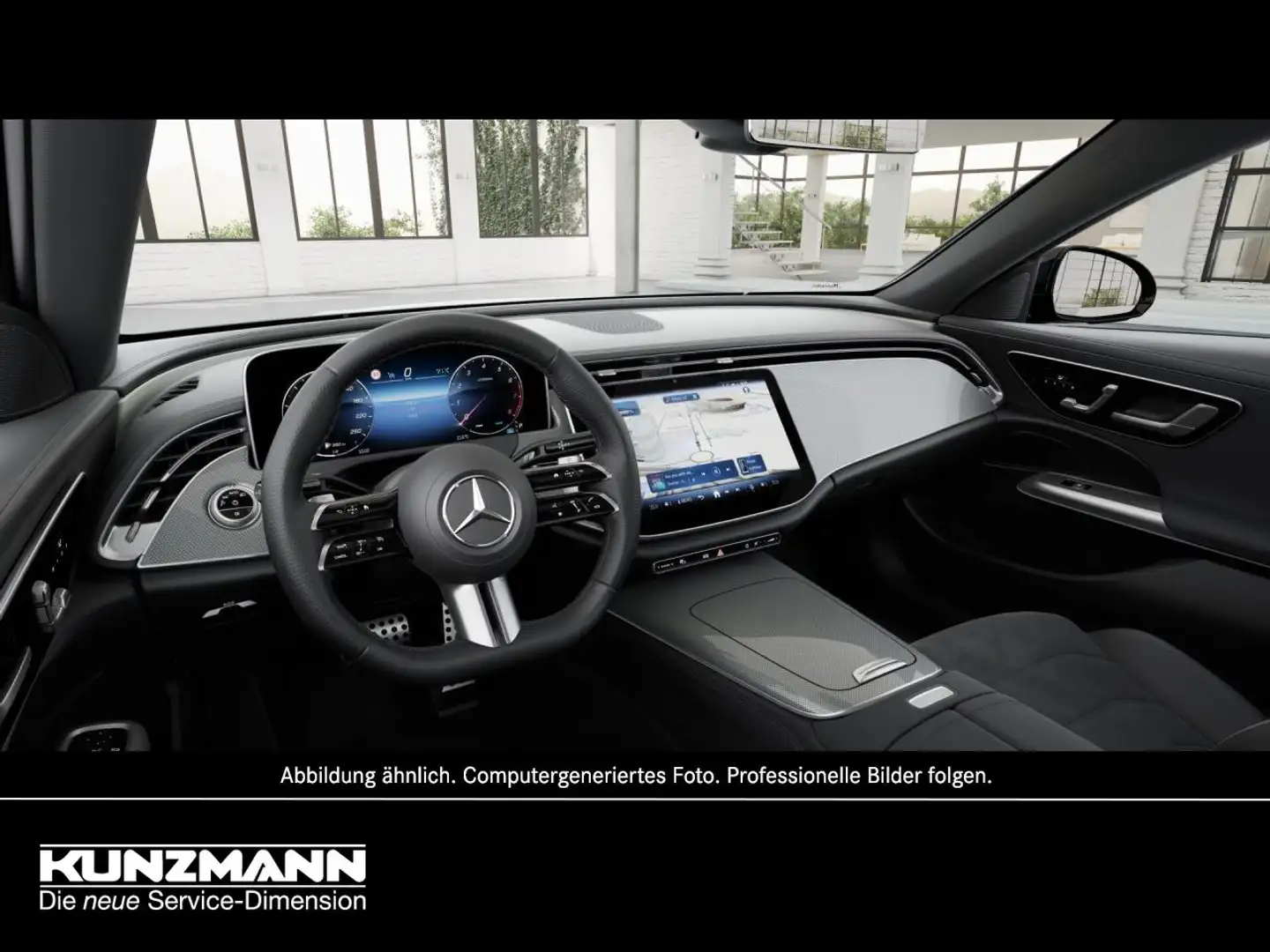 Mercedes-Benz E 200 AMG Night MBUX Navi Distronic Memory Silber - 2