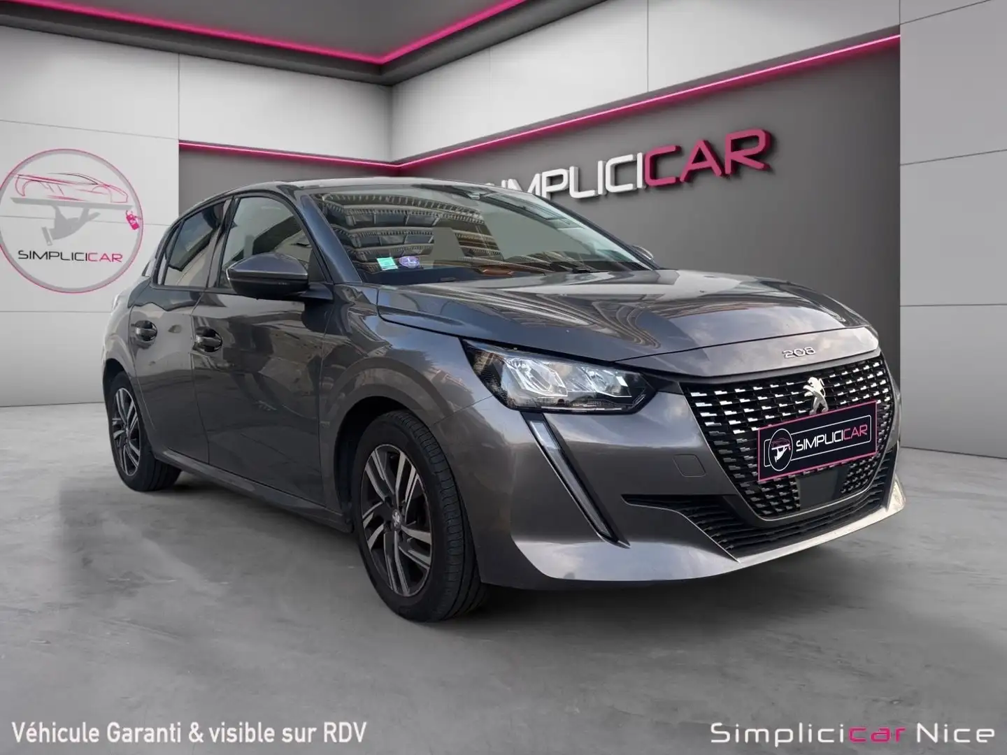 Peugeot 208 Allure Business Gris - 1
