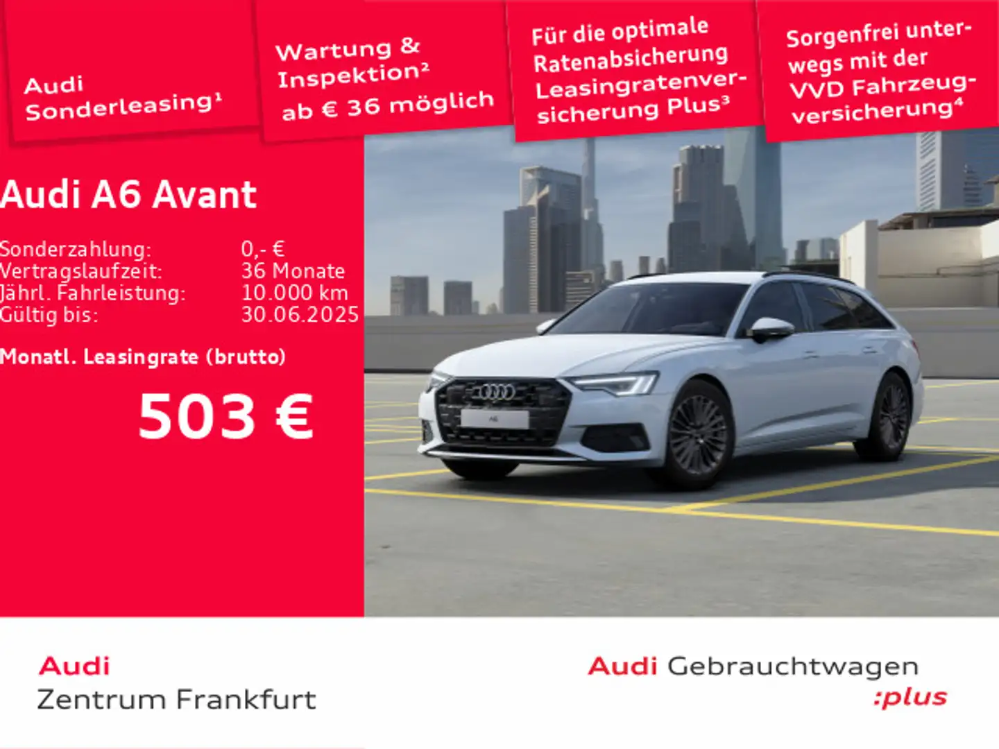 Audi A6 40 TDI quattro S tronic sport advanced Weiß - 1