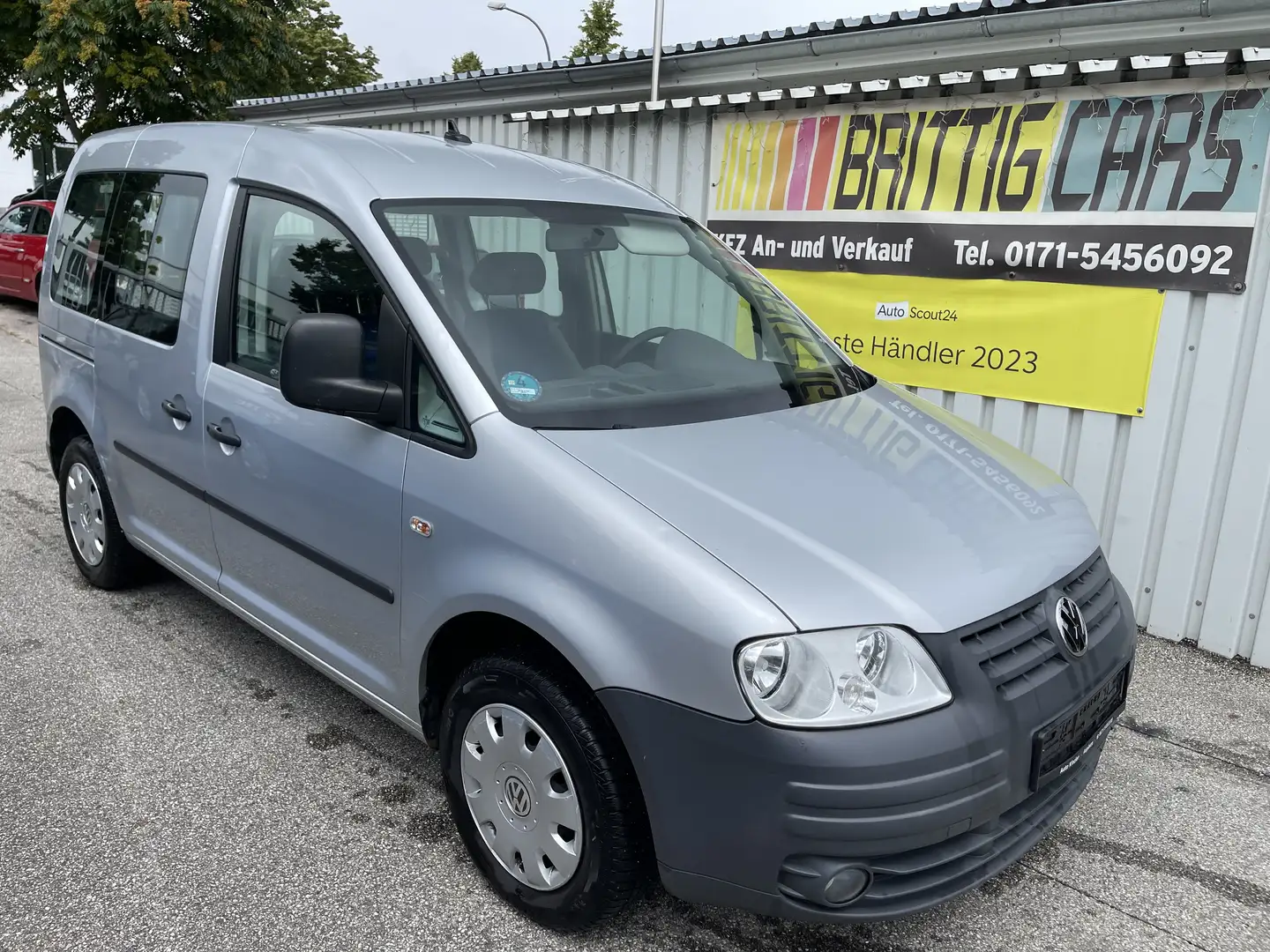 Volkswagen Caddy 1.9 TDI DPF Life (5-Si.)*Klima*SHZ*TÜV 03/26 Argintiu - 1