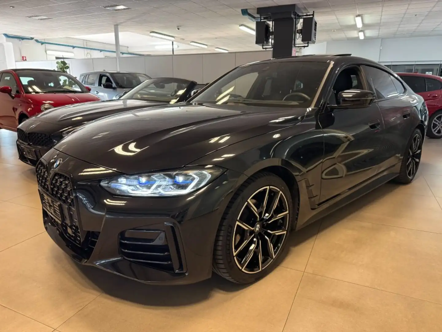 BMW 420 d 48V MSPORT+TETTO+FARI LASER+HARMAN+FULL!! Nero - 1