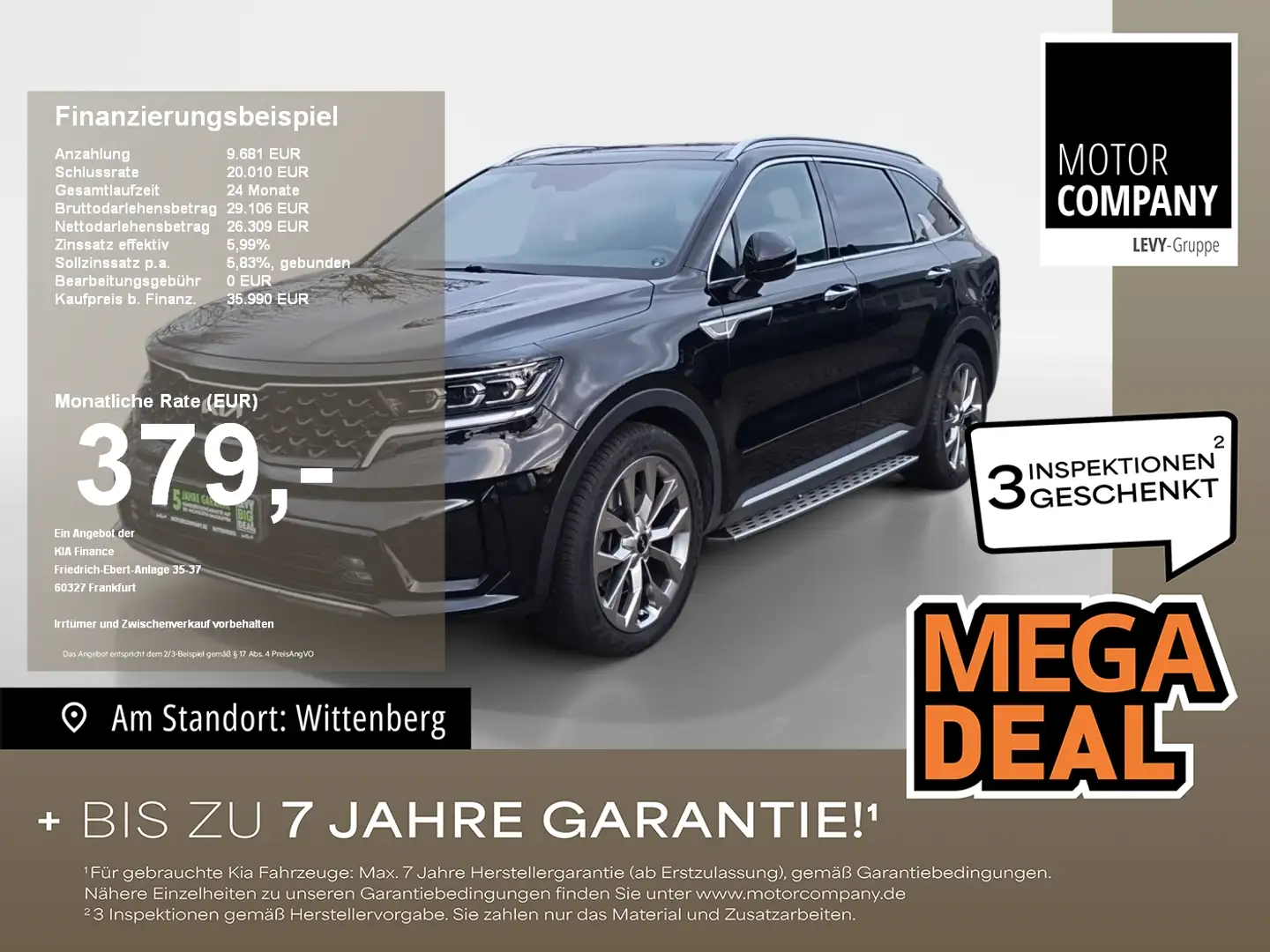 Kia Sorento 2.2 CRDi Platinum Bose*CarPlay*SHZ*Kamera Schwarz - 1