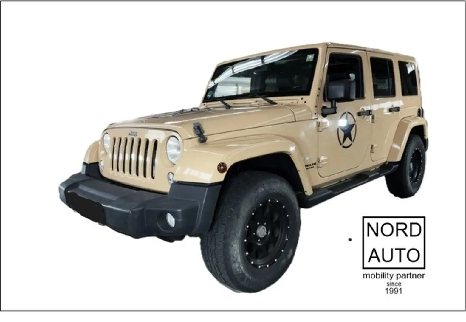 Jeep Wrangler 2.8D Unlimited Autom./Navi/Ahk Beige - 1