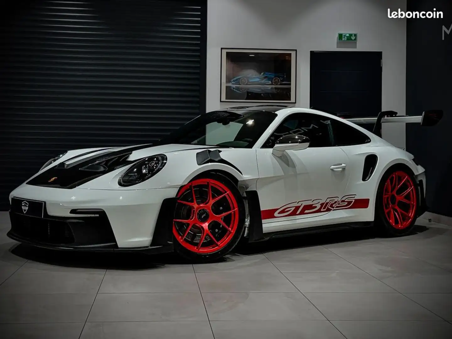 Porsche 992 992 GT3 RS PACK WEISSACH CARBONE 4.0i 525 CH PDK%2BFEUX PDLS NOIR%2BLIFT SYSTÈME%2BPACK CARBONE%2BCAMÉRA RECUL%2BRÉSERVOI Blanc - 1