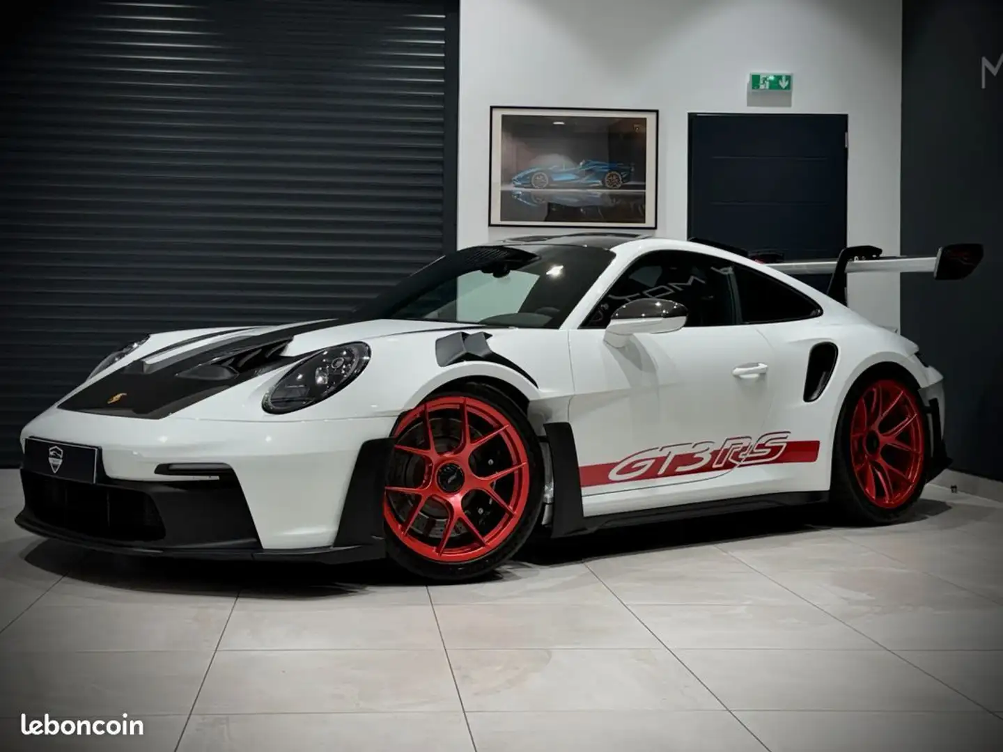 Porsche 992 992 GT3 RS PACK WEISSACH CARBONE 4.0i 525 CH PDK+FEUX PDLS+NOIR+LIFT SYSTÈME+PACK CARBONE+CAMÉRA RECUL+RÉSERVOIR 90L+JANT Blanc - 1