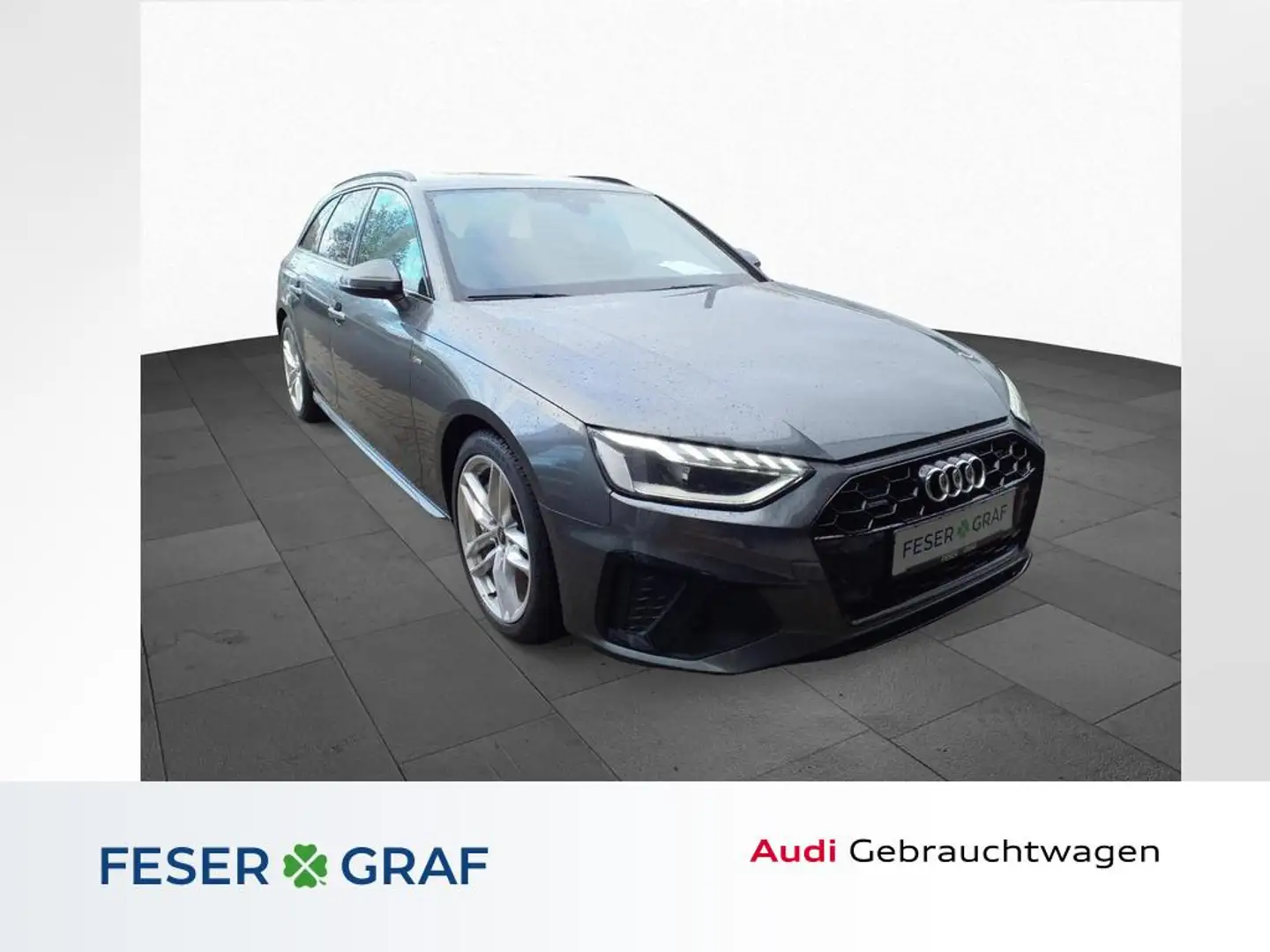 Audi A4 45 TFSI qu. 2x S line LED/ACC/AHK/Navi+ Grau - 1