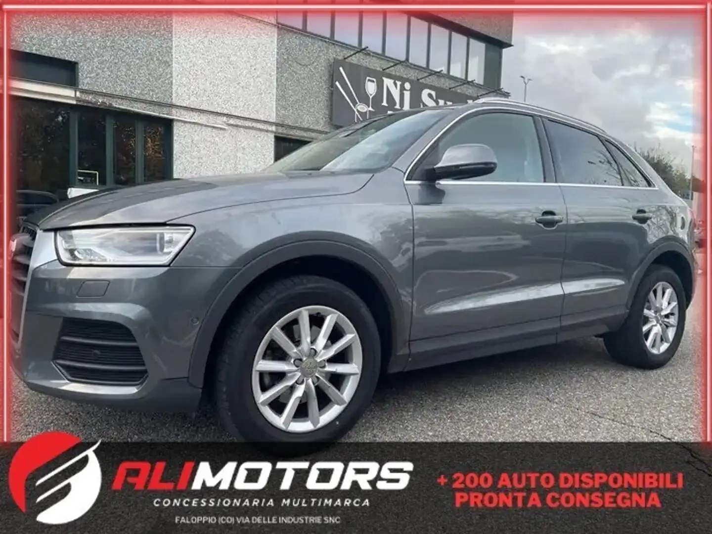 Audi Q3 Q3 2.0 TDI 120 CV*Neopatentati*Cinghia fatta*Euro Gris - 1