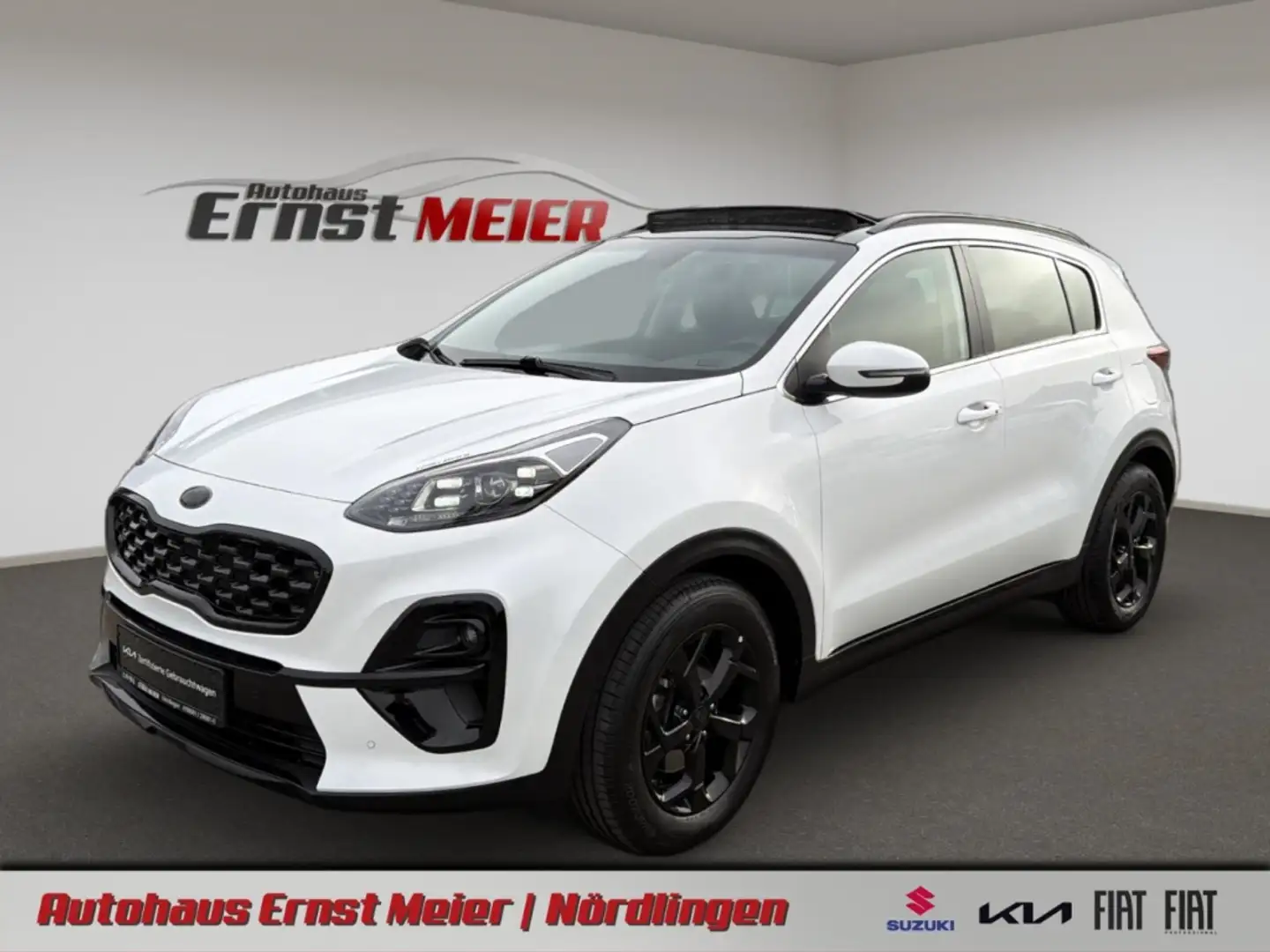Kia Sportage Black Edi. 1.6 T-GDI DCT Leder+Tot.Winkel+Navi+P-D Wit - 1