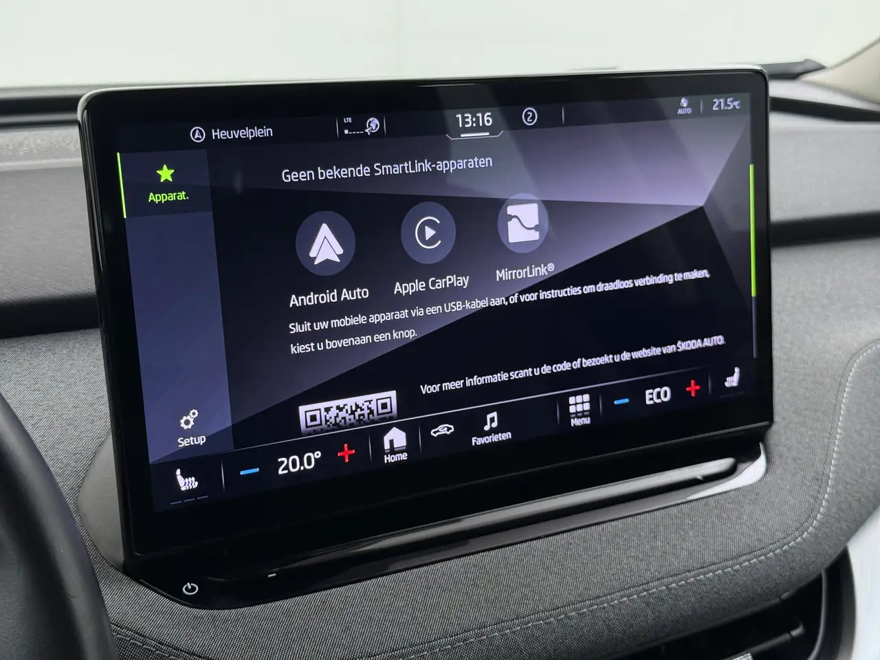 Skoda Enyaq iV 80 204PK Warmtepomp Trekhaak SOH 92% Camera 3-Z, миниатюра 14