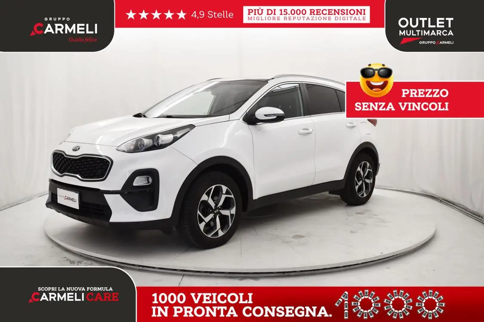 Kia Sportage 1.6 crdi m.hybrid Style Techno&Safety pack 2wd Bianco - 1