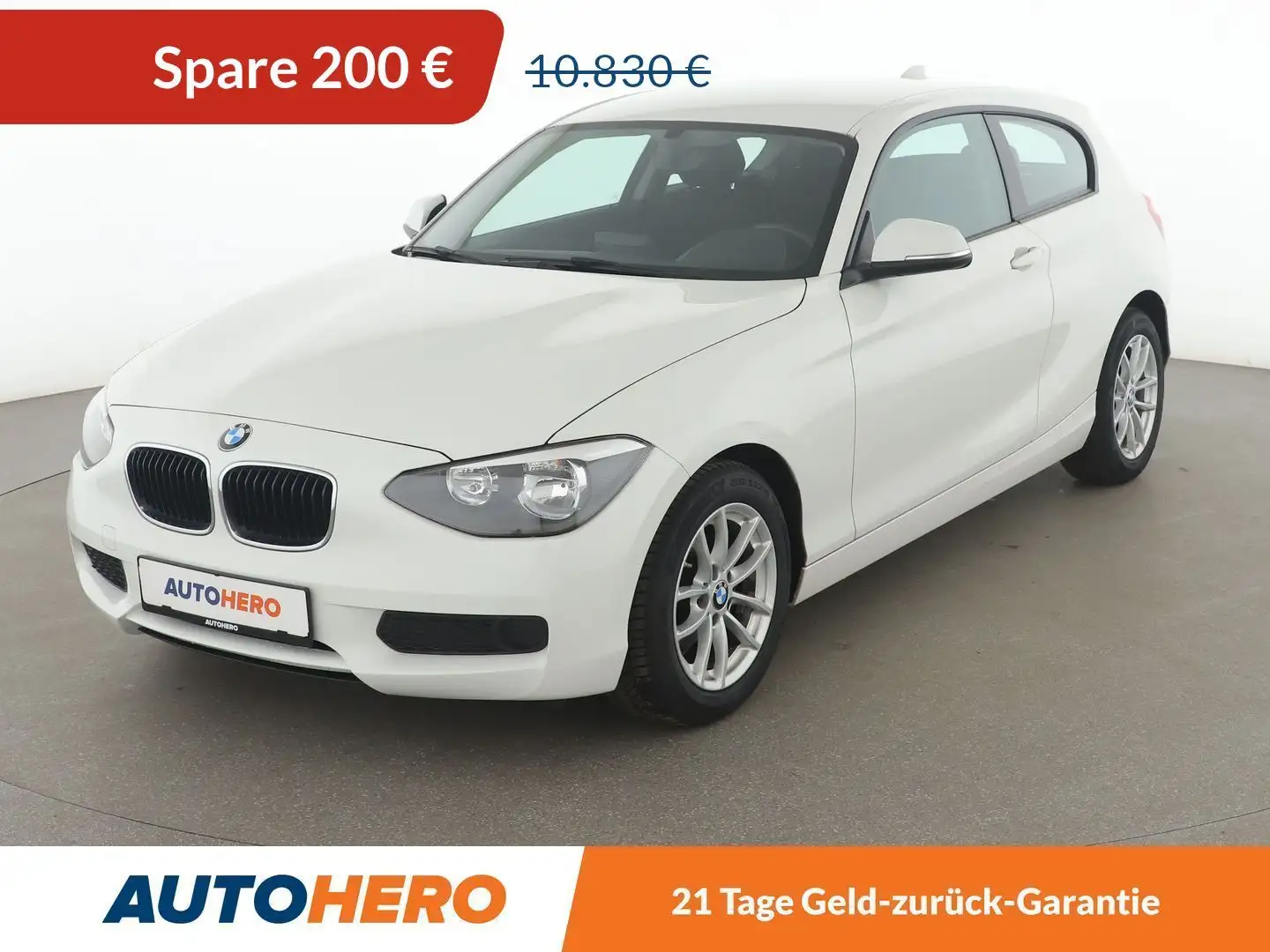 BMW 114 114i*LIMITER*PDC*KLIMA*ALU* Weiß - 1