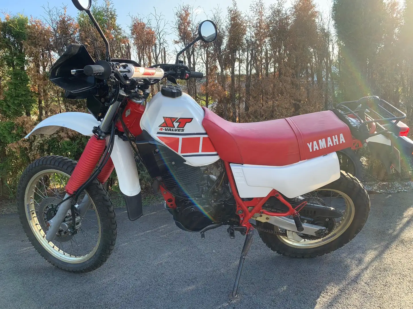 Yamaha XT 600 Wit - 2