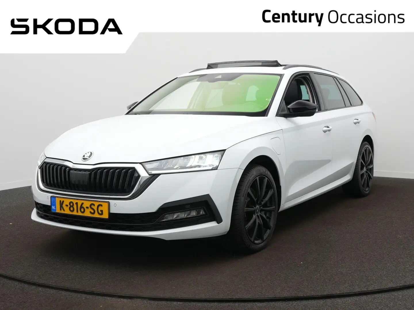 Skoda Octavia Combi 1.4 TSI iV PHEV Business Edition / Panoramad Wit - 1